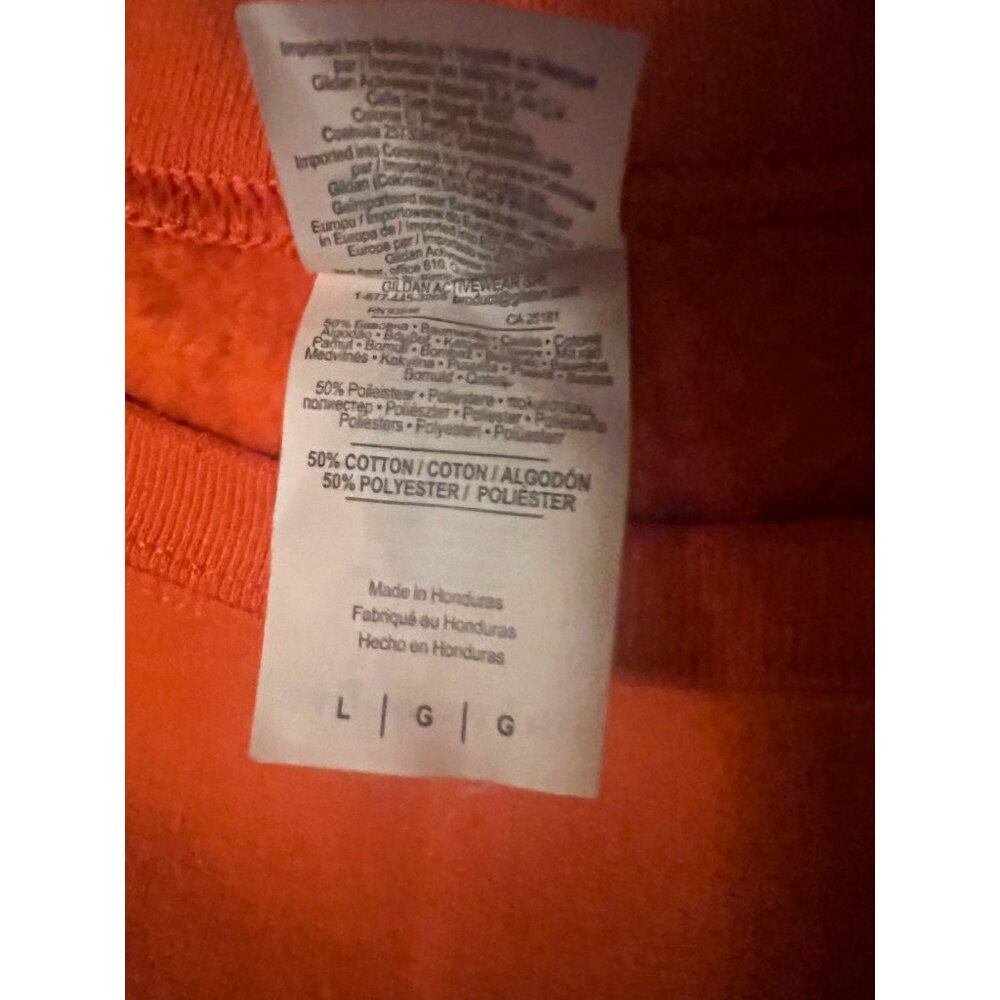 CLEMSON Sweatshirt "In Case of Accident My Blood Type is Clemson" - Unisex Large - Picture 6 of 7